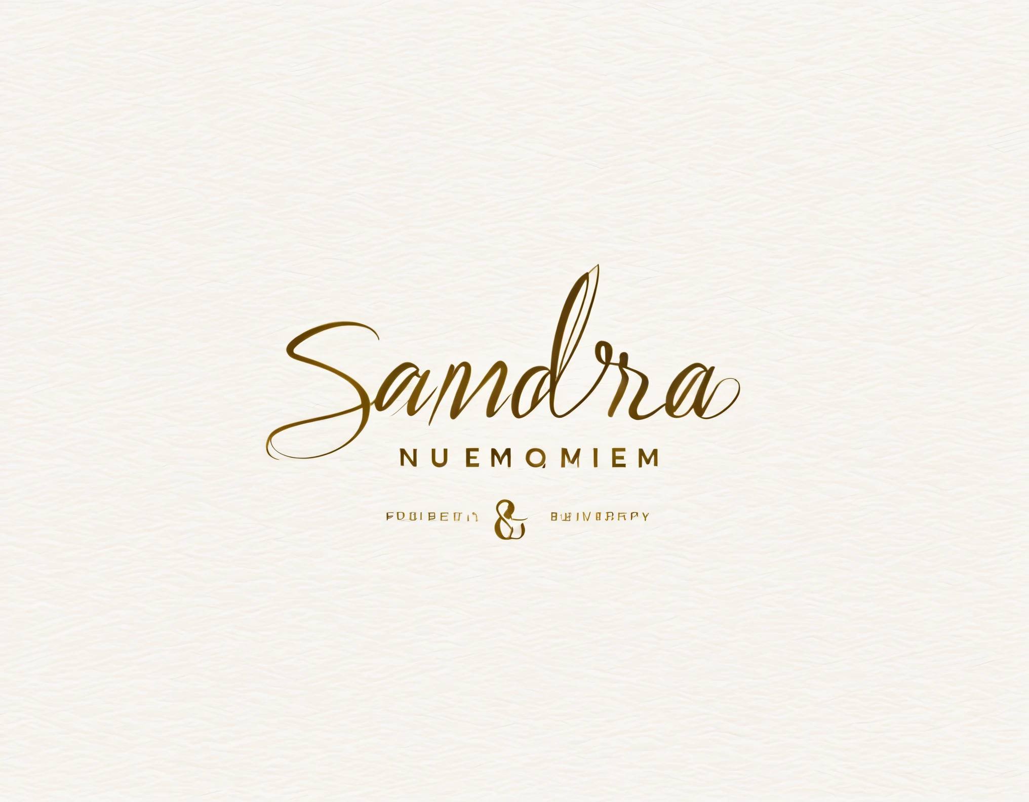 Could you design a logo with elegant typography for the name Sandra's Suds?, perhaps with a style that evokes the artisanal and natural, junto con un icono que represente la limpieza y frescura de los jabones, como una burbuja estilizada con algunas hojas o flores. This could convey the quality and care that Sandra puts into her products.. At the bottom the telephone number 3104895105
