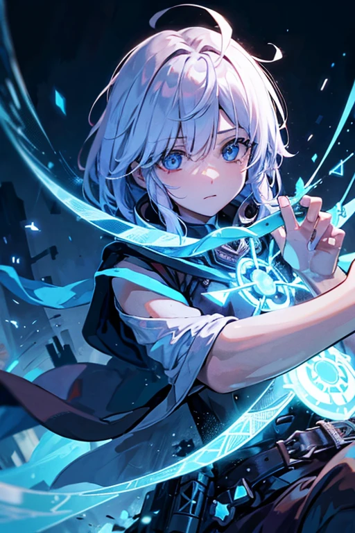 rune mage, technological, man