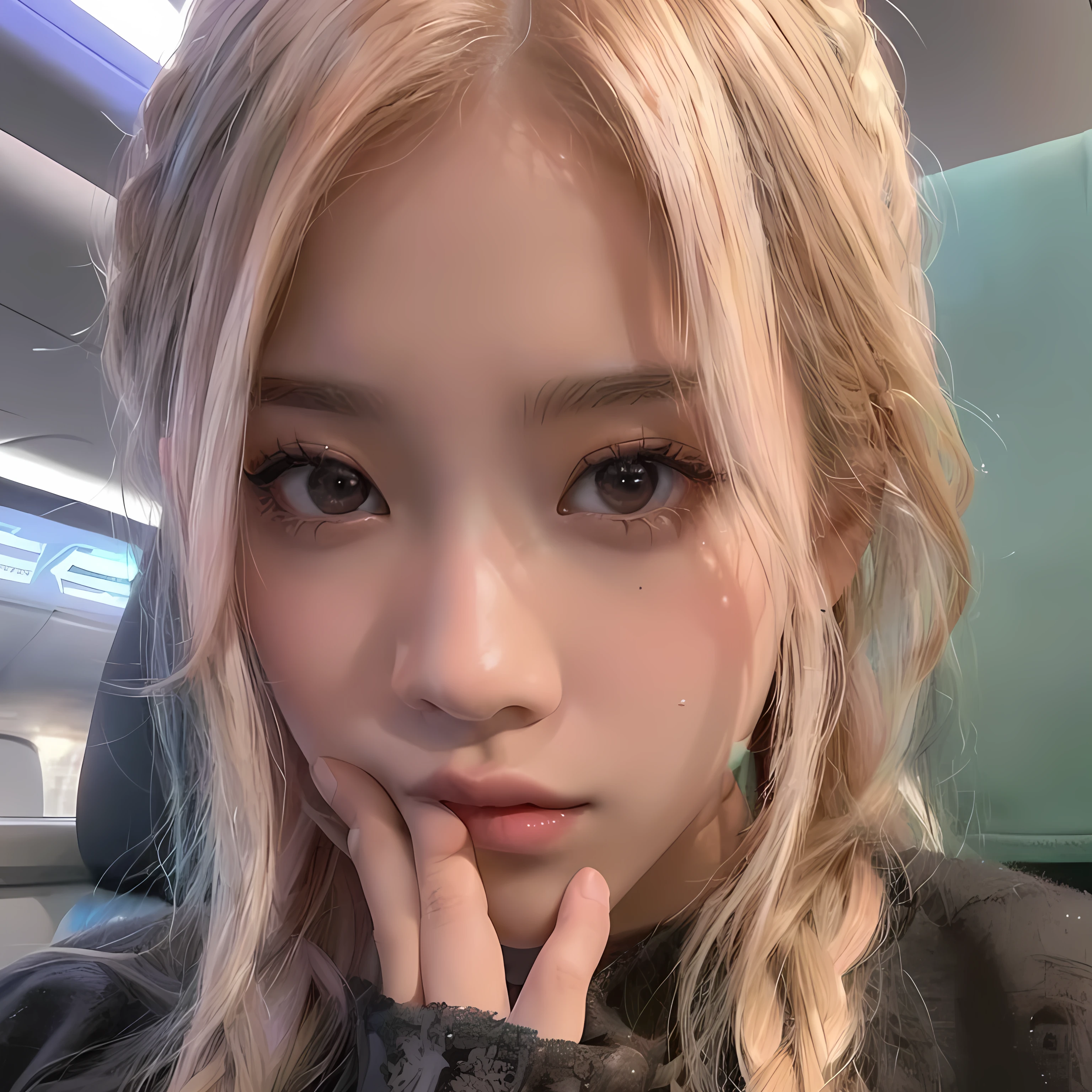 un primer plano de una joven con un dedo en los labios, parque roseanne de blackpink, jossi de blackpink, Jisoo de Blackpink, jisoo de blackpink, tzuyu de dos veces, portrait of jossi de blackpink, kim doyoung, jinyoung shin, Lalisa Manoban de Blackpink, jaeyeon nam, ella tiene una cara linda, retrato de jisoo rosa negro