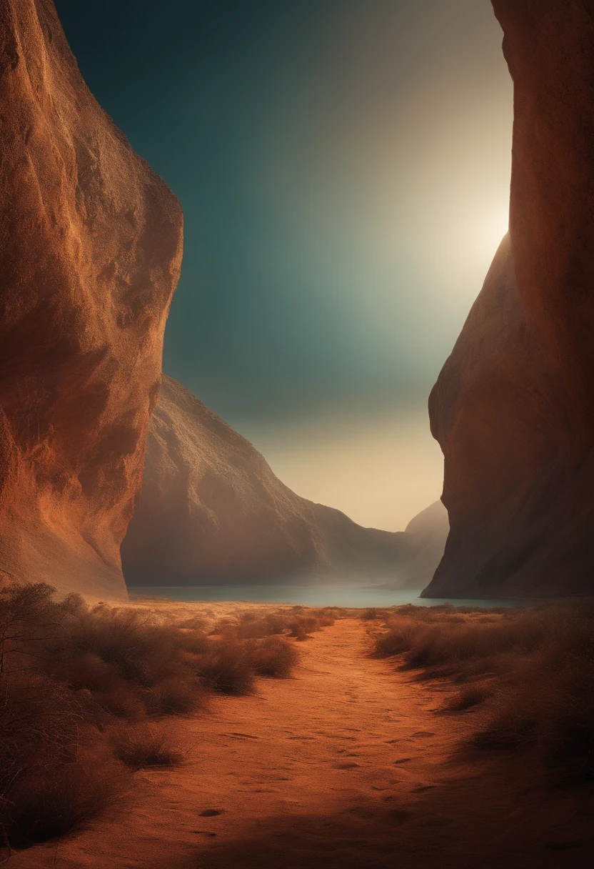 At first, o universo foi envolvido pelo caos, a vast expanse of nothing, where darkness and silence reigned 