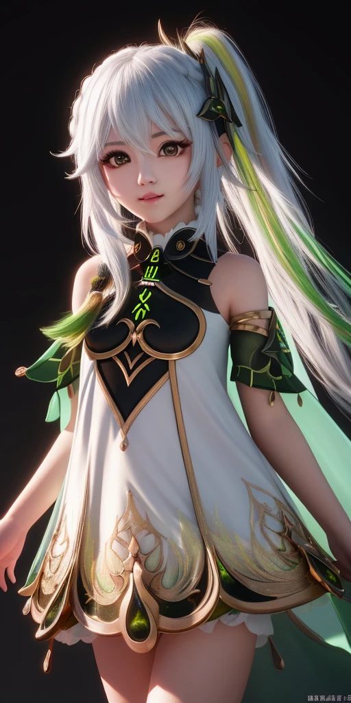 best quality, masterpiece, High resolution, 1 Girl, Solitary, Nashida_Genshin Impact, Cross-shaped pupil ,Tyndall effect,Reality, Dark Studio, Edge lighting, Two-tone lighting,(High Detail Skin:1.2), 8K uhd, DSLR camera, soft light, high quality, Volumetric Lighting, frank, photo, high resolution, 4k, 8K, Bokeh, masterpiece, best quality,