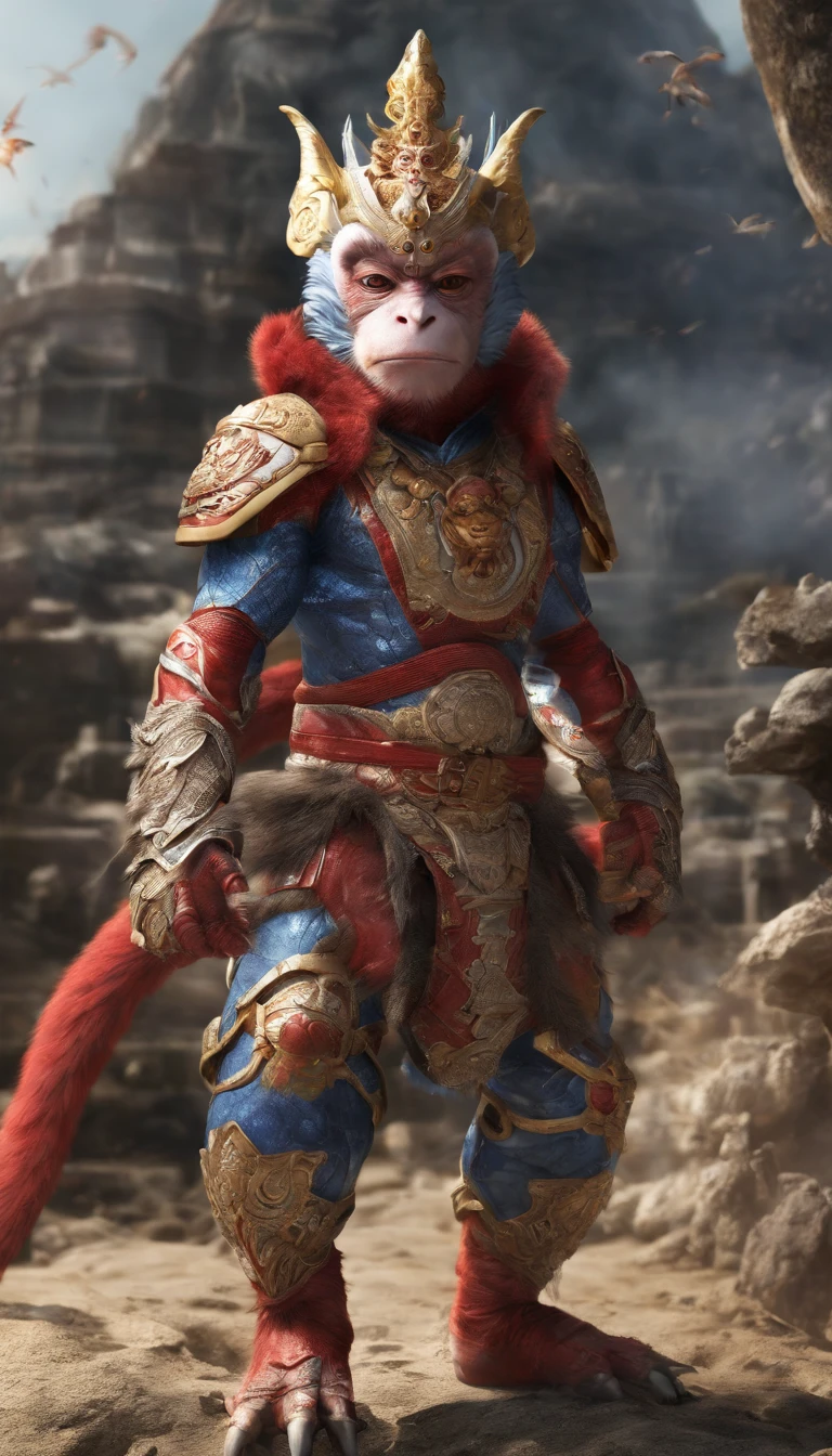 The combined form of the Monkey King and Ultraman Zero