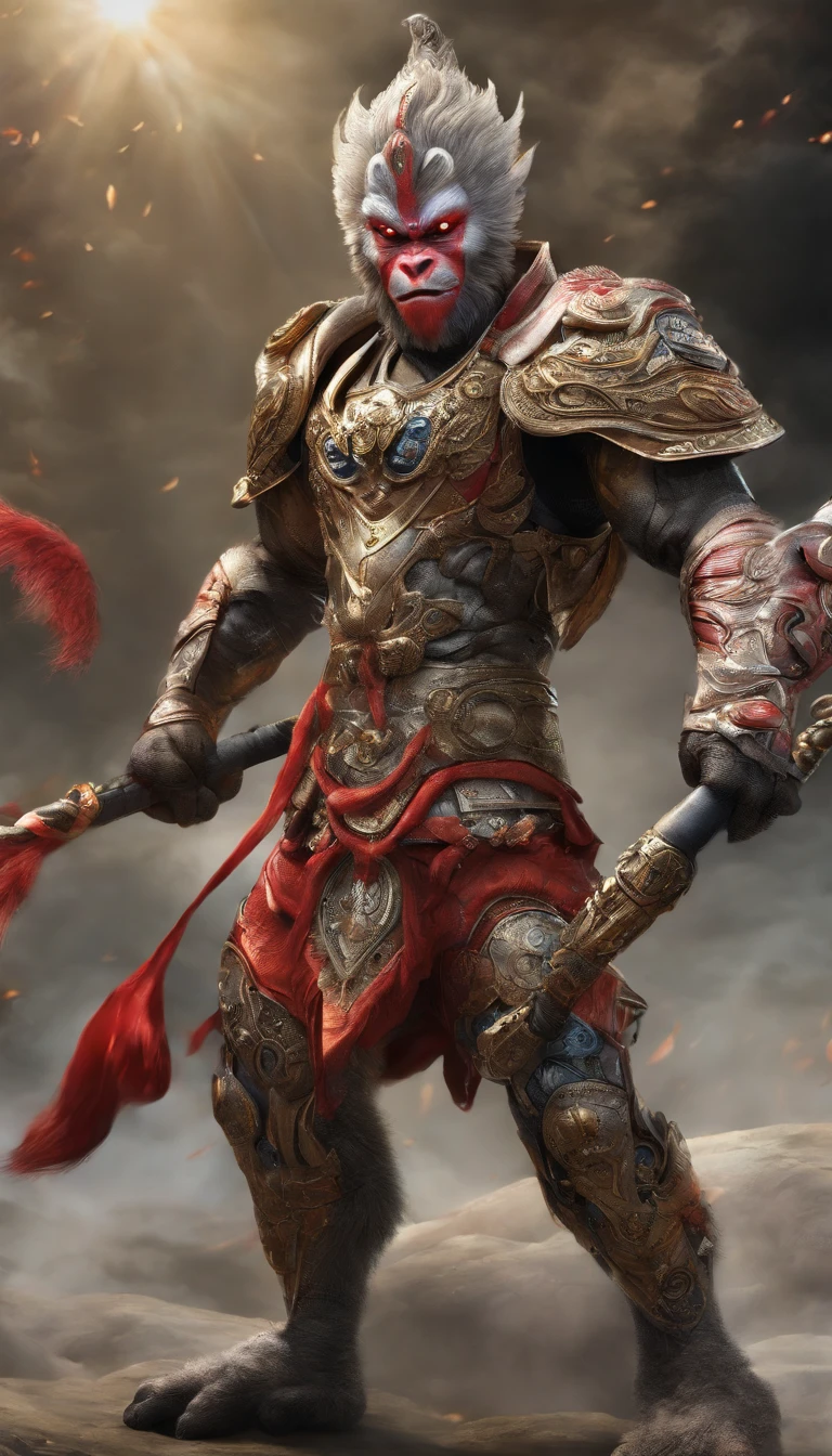 The combined form of the Monkey King and Ultraman Zero
