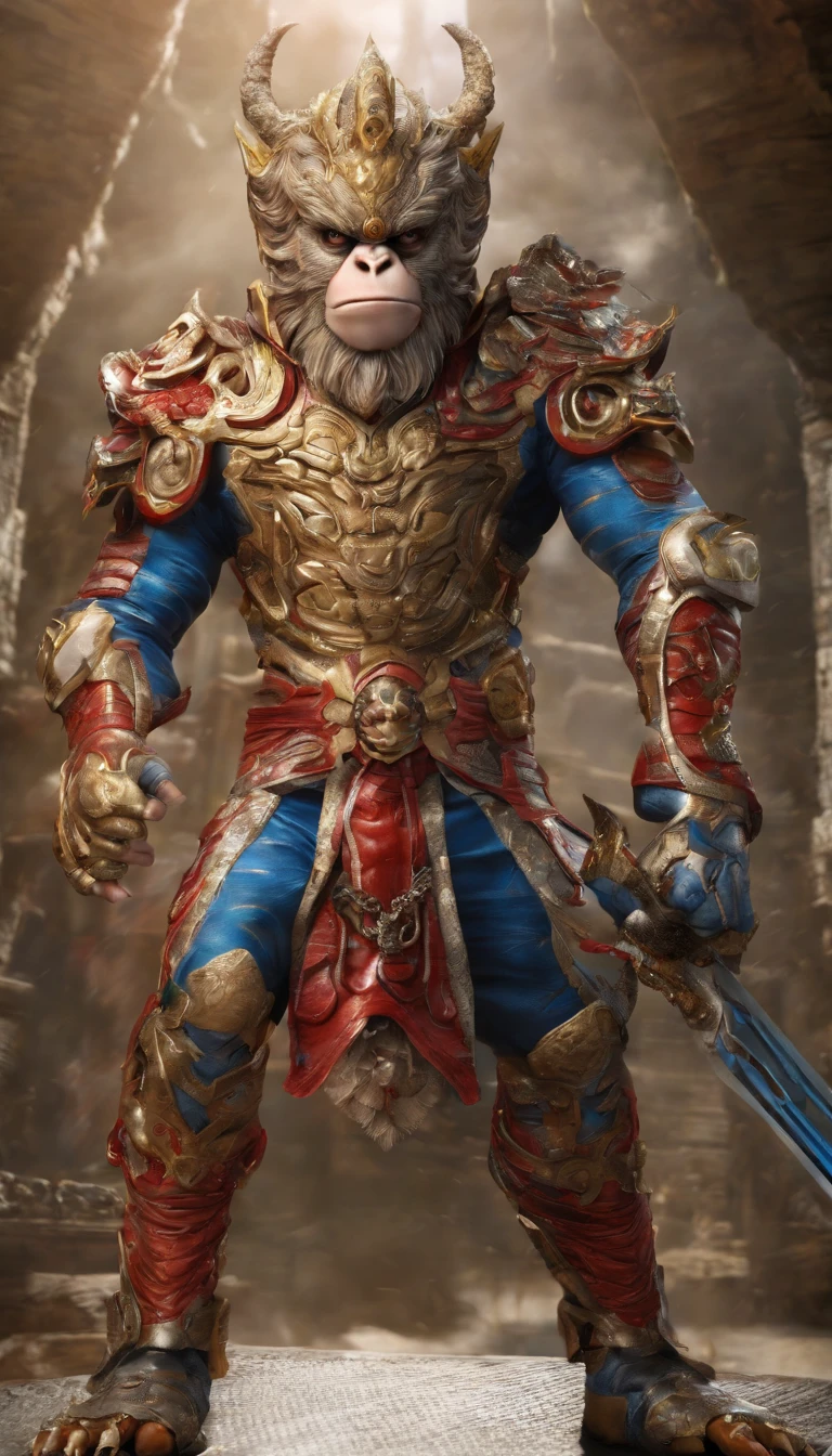 The combined form of the Monkey King and Ultraman Zero