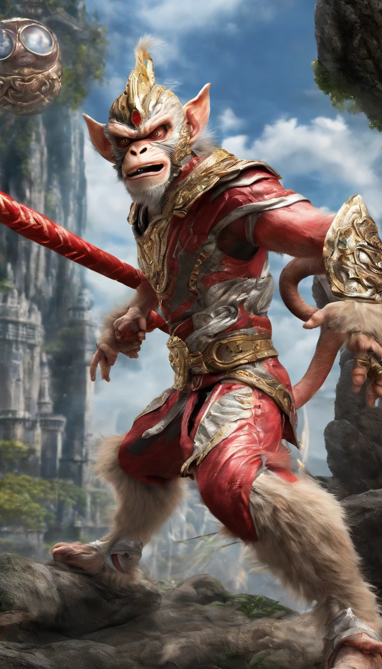 The combined form of the Monkey King and Ultraman Zero