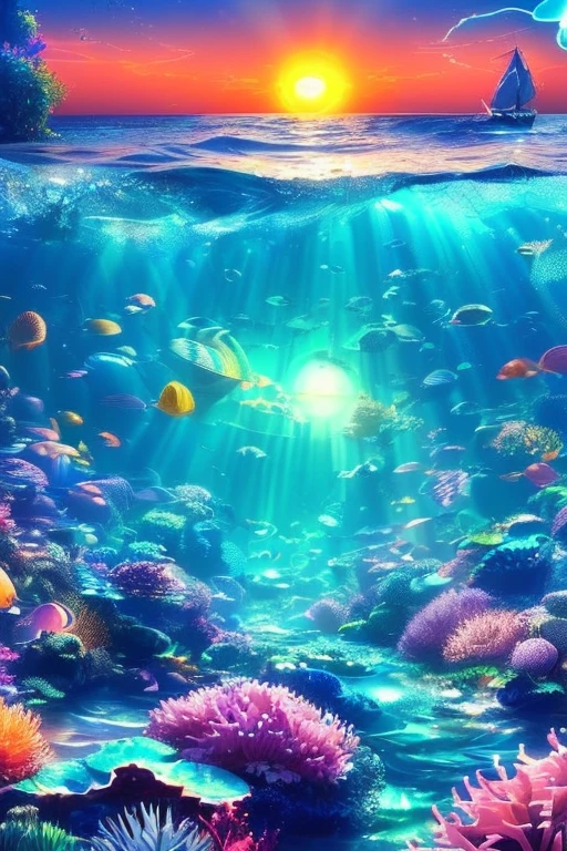 Hyper realistic 8k, ultra detailed, (Best Quality digital illustration Masterpiece of planet Earth in outer space), ((No Man)), (Beautiful planet Earth Illustration), (Beautiful Shore full of treasure), (chests of treasure), (overflowing gold on the shore) ((Waves in the distance)), (Bright Sun), (Hyperdetail, Dynamic Camera), (Wide Angle), (Celestial Lighting), (Vivid Colors and Saturation), (trending on artstation), ((beautiful sunrise)), (aqua colored water)
