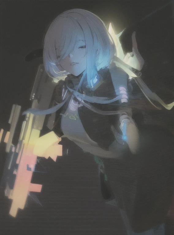 ((La mejor calidad)), ((obra maestra)), (muy detallado:1.3), ..............3D, Beautiful (cyberpunk:1.3) Mujer hacker, peinado corto,pelo corto, Volver al visor, cabello grueso, Terminal de ordenador operativo, Pantalla montada en la cabeza, computer server, Pantalla LCD, fiber optic cable, Logotipo de la empresa, HDR (High Dymanic Range), Trazado de rayos, NVIDIA RTX, Super resolution, Irreal 5, Subsoil Scatter, Textura PBR, Post-procesamiento, Anisotropic filtering, profundidad de campo, maximum sharpness and sharpness, Texturas multicapa, Albedo y Highlight Maps, Sombreado de superficies, Accurate simulation of light-material interactions, proporciones perfectas, Renderizado de octanaje, duotone lighting, ISO bajo, balance de blancos, Regla de los tercios, amplia apertura, 8K RAW, efficient sub-pixels, sub-pixel convolution, glow particles, dynamic  pose