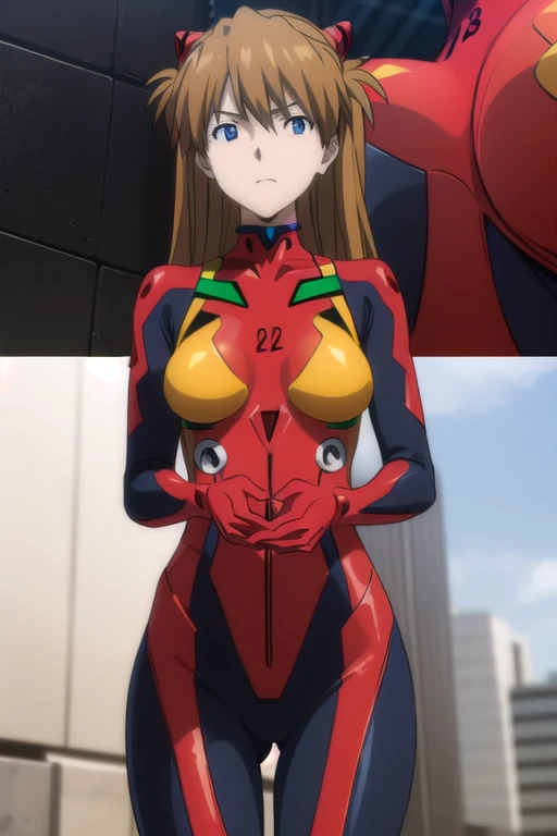 ((NSFW))show off nipple,,open breast,Shy laugh,Crying,Sugar Angle, Asuka Langley Soryu, (Soryu Asuka Langley:1.2), Long Hair, bangs, blue eyes, Brown Hair, hair ornaments,
break bodysuit, Pilot Suit, Plug Suit, (Red bodysuit:1.5), Interface Headset,
break outdoors, city, null, cloud, sun,
break looking at viewer, (Cowboy Shot:1.5),
break (masterpiece:1.2), highest quality, High resolution, unity 8k wallpaper, (figure:0.8), (Beautiful fine details:1.6), Highly detailed face, Perfect lighting, Highly detailed CG, (Perfect hands, Perfect Anatomy),