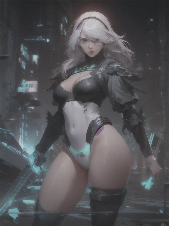 ((La mejor calidad)), ((obra maestra)), (muy detallado:1.3), ..............3D, Beautiful (cyberpunk:1.3) Mujer hacker, peinado corto,pelo corto, Volver al visor, cabello grueso, Terminal de ordenador operativo, Pantalla montada en la cabeza, computer server, Pantalla LCD, fiber optic cable, Logotipo de la empresa, HDR (High Dymanic Range), Trazado de rayos, NVIDIA RTX, Super resolution, Irreal 5, Subsoil ter, Textura PBR, Post-procesamiento, Anisotropic filtering, profundidad de campo, maximum sharpness and sharpness, Texturas multicapa, Albedo y Highlight Maps, Sombreado de superficies, Accurate simulation of light-material interoporciones perfectas, Renderizado de octanaje, duotone lighting, ISO bajo, balance de blancos, Regla de los tercios, amplia apertura, 8K RAW, efficient sub-pixels, sub-pixel convolution, glow particles, dynamic pose