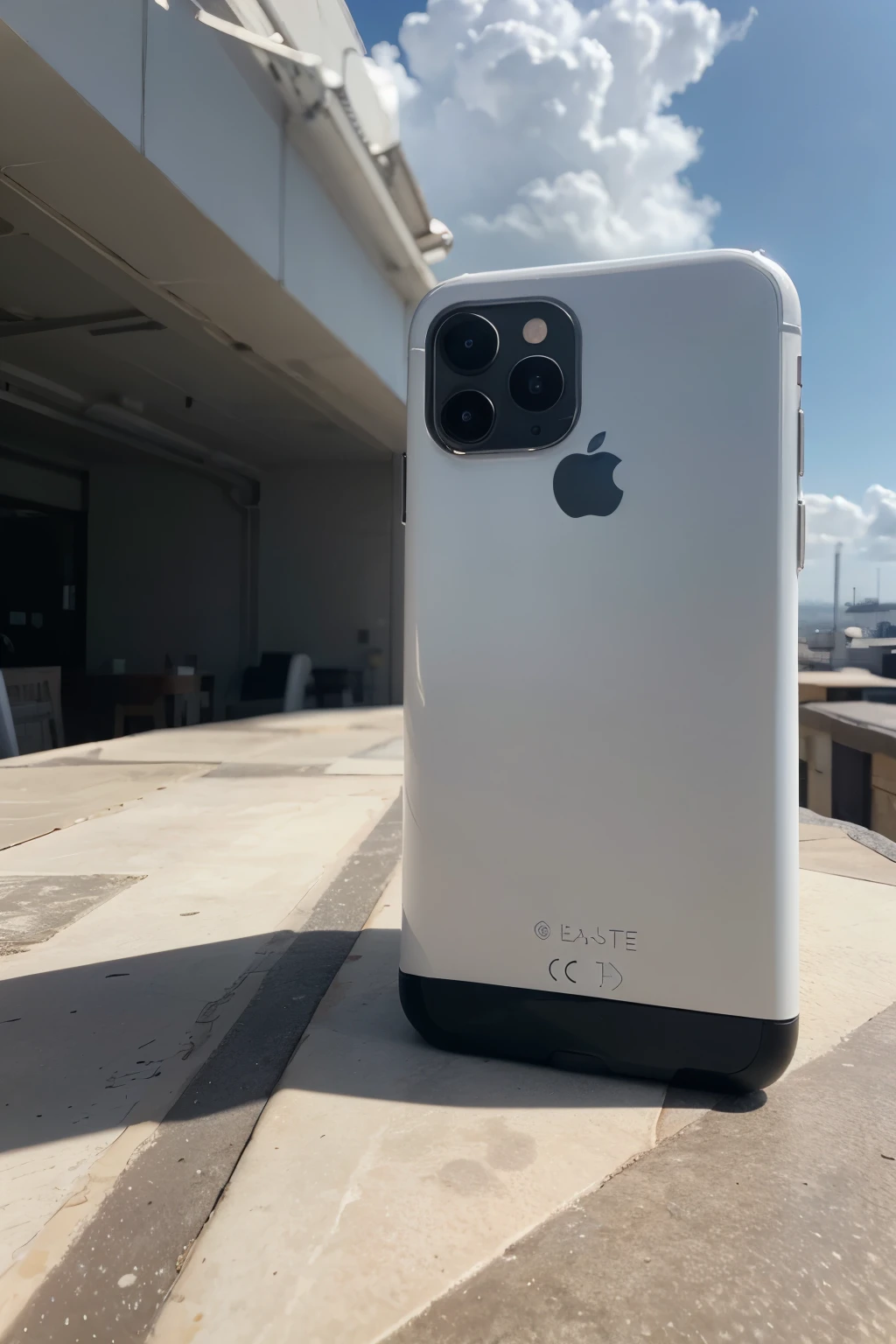 ((best quality)), ((masterpiece)), (detailed), perfect phone new generation, in real world, clouds, space, sky