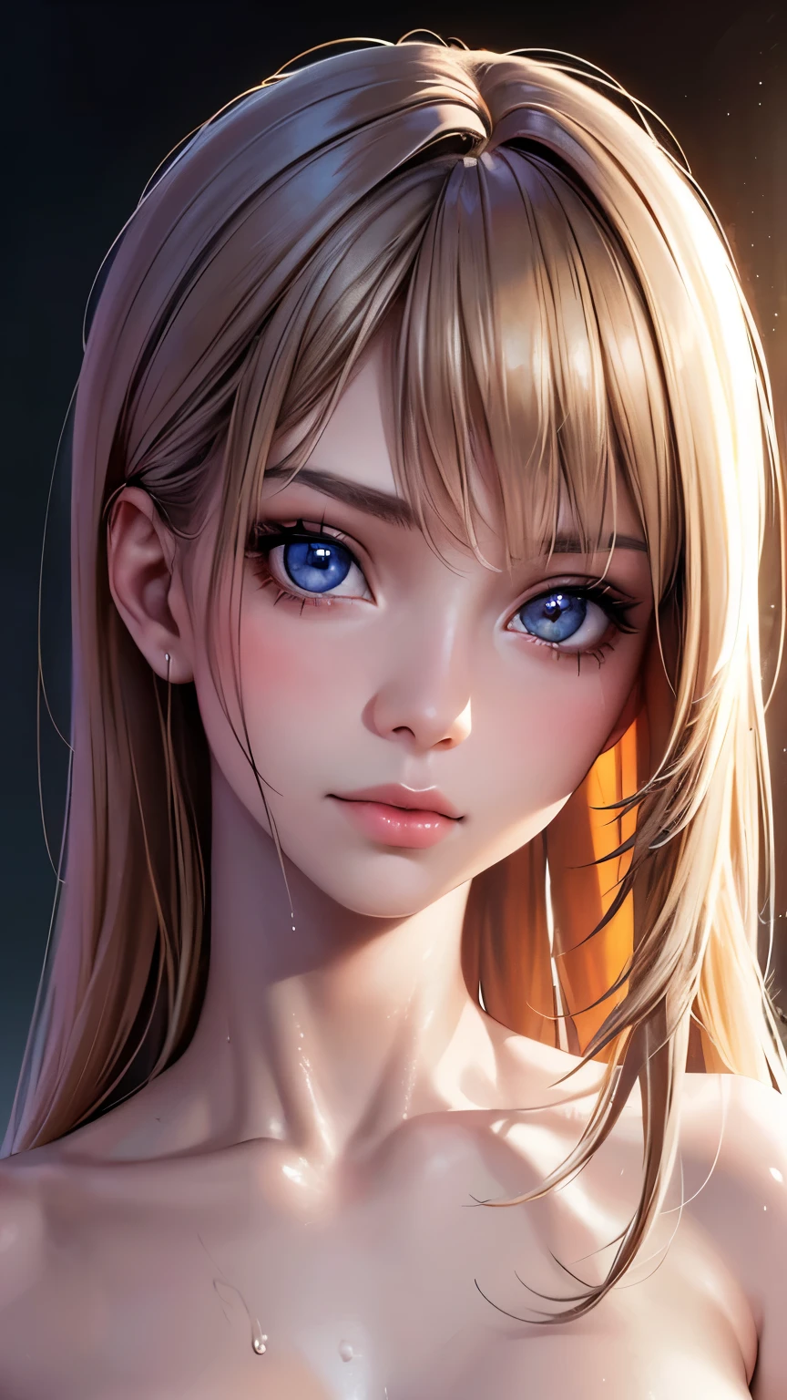 最high quality, masterpiece, One girl with anorexia, Beautiful Face, (Photorealistic photography:1.3), Rim Light, (Skin with attention to detail:1.2), 8k UHD, Digital SLR, high quality, High resolution, 4K, 8k, Bokeh, (Genuine: 1.3), Small face, pretty girl, Completely naked,I take a shower