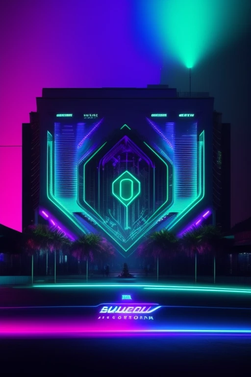 A mesmerizing Cyberpunk logo rendered in stunning 8k resolution, bathed in electric blue tones, with hues of cyan and emerald green subtly intertwined. The typography of "BUBLETRONIC" is executed with precision, its sleek lines gleaming with a neon radiance that pierces the digital night. The logo is set against a dynamic, pulsating cityscape backdrop, where neon lights dance across holographic billboards, outlining the gritty, dystopian beauty of the cyberpunk realm. The logo's luminous glow is further emphasized by an atmospheric haze, casting long, dramatic shadows