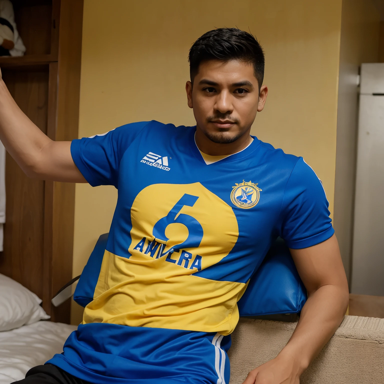 Pitufo con playera del club america