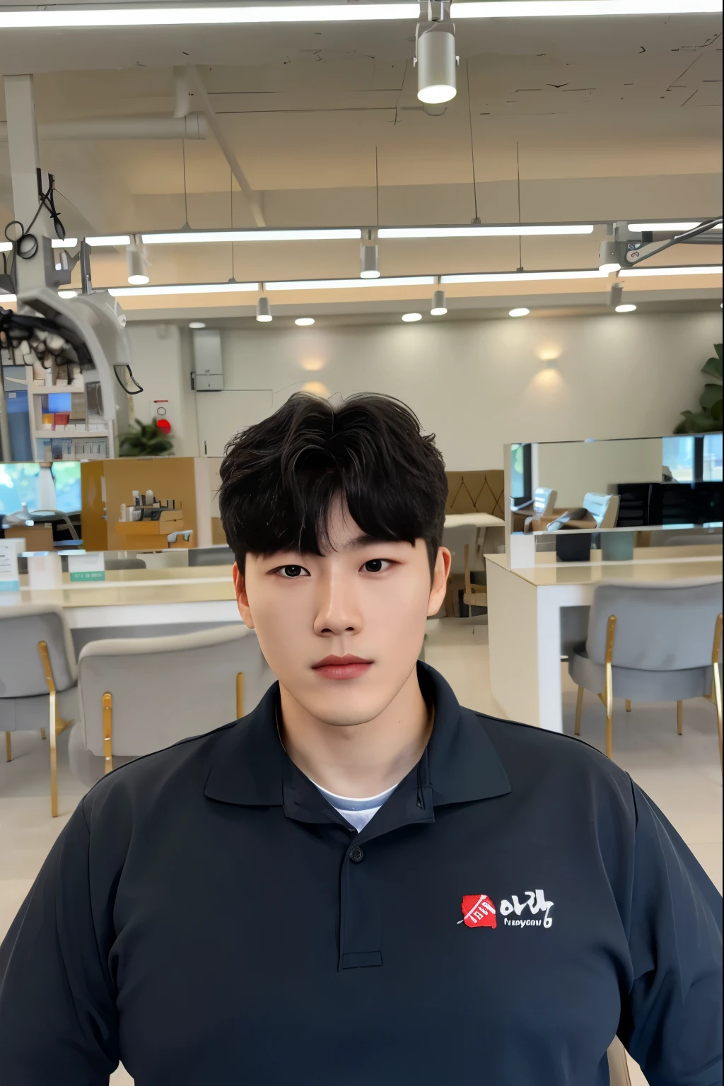 Best Quality, 8k, Masterpiece, (Portrait: 1.3), (photo realistic:1.4), (hyper realistic:1.4), Sharp Focus, looking at viewer, (smoother lighting:1.1), (increase cinematic lighting quality:0.9), realistic lighting, backlighting, light on face, ray trace, (brightening light:1.2), (Increase quality:1.4), sharp detail, (best quality real texture skin:1.4), finely detailed eyes, black_eyes, finely detailed face, 25 year old Korean man