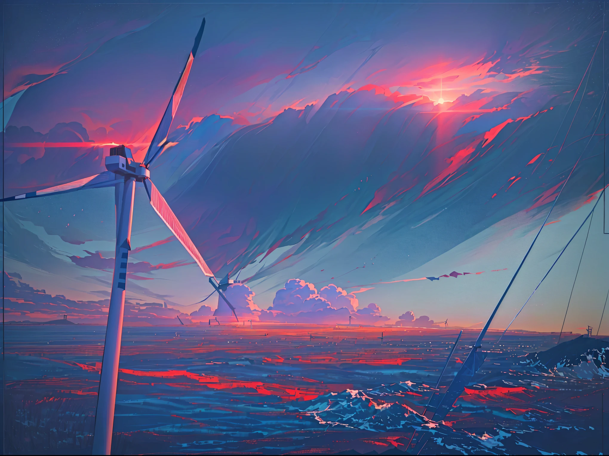位于悬崖上的阿拉菲德风力Turbine俯瞰大海, Photo showing, Long shot of windmill, Large Portrait, wind Turbine, Turbine, Gundam is shaped like a windmill, renewable energy, today\Featured photos 4k, Offshore Wind, 4k photo”, Photographed by Nikon D 3 2 0 0, Photo taken in 2 0 2 0