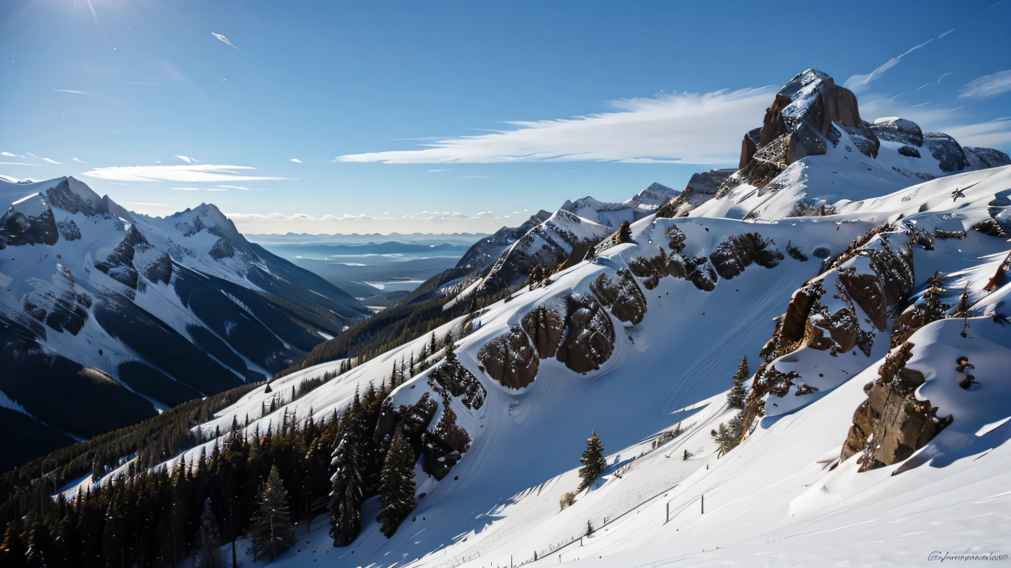 the mountain is beautiful