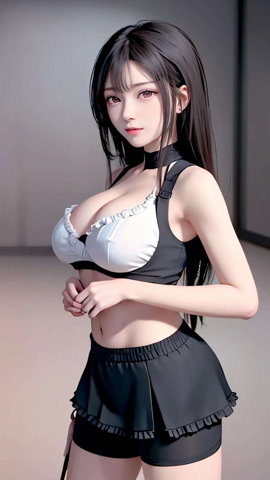 (Very delicate and beautiful:1.2)super model,,Big Breasts,Beautiful breasts,voluptuous,【bike shorts】,,【3girls】,,highest quality, High resolution, 8K,, Large Breasts,,Panty shot, Vivid details,Frills ,Idol Group,Idol Costumes,mini skirt,Girl kicking,blush,Sweet smile
