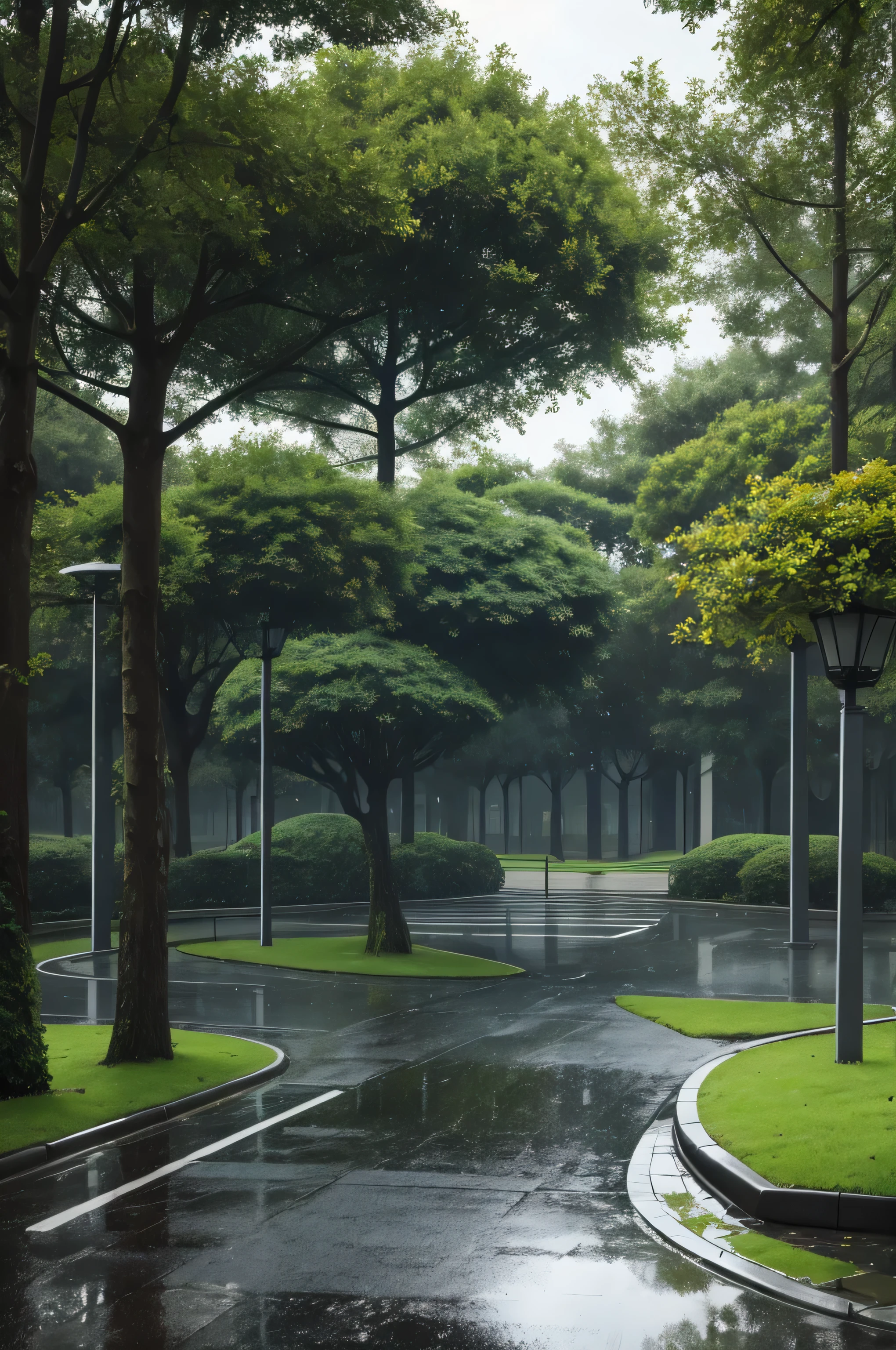 Park in the rain, , Orbital, 64K, hyper quality