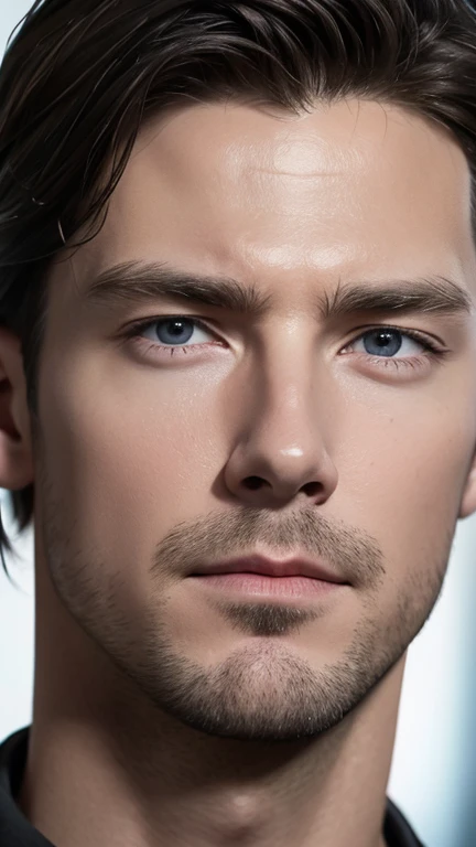 potrait of Jeremy McConnell, hyper realistic detail face