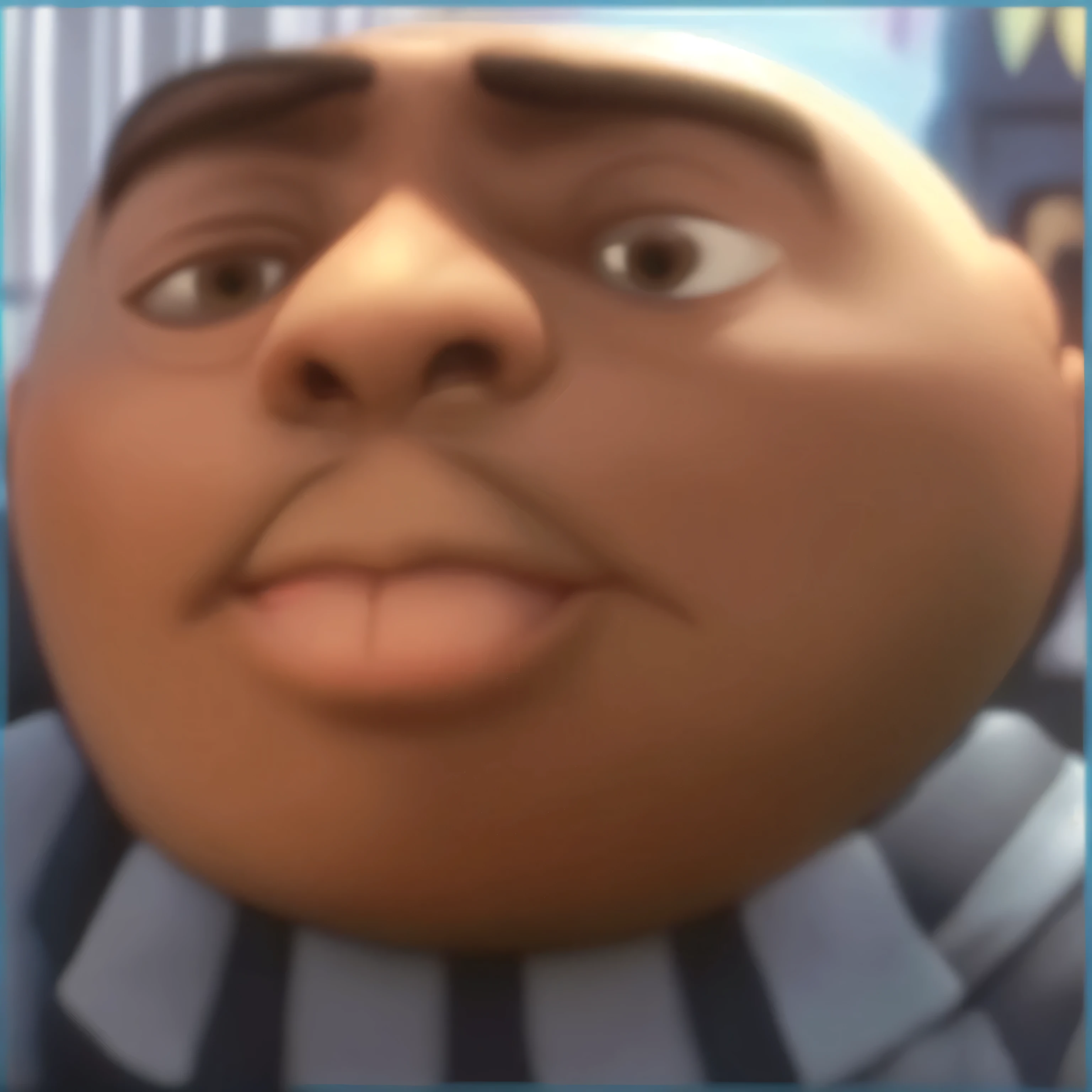Despicable Me, black Gru, Full HD. Disney Animation, Afro Gru, Portrait