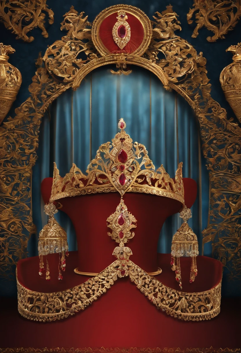 Description of a logo for the program "Jewelry to the limit":
Imagen central:

Una gema preciosa facetada, como un diamante, cortada en un estilo brillante y que refleje los colores oro, plata, azul y rojo. The gem can be accompanied by a stylized crown or diadem, representando el lujo y la competencia del show.
Typography:

title "Jewelry to the limit" debe estar escrito en una fuente moderna y llamativa, with bold letters and a dynamic style. Typography must be legible in different sizes, incluso en miniatura.
Paleta de colores:

Una paleta de colores vibrante que combine el oro, la plata, el azul y el rojo.
El oro representa el lujo y la riqueza.
La plata simboliza la elegancia y el refinamiento.
blue evokes confidence and determination.
Red brings energy and emotion.
composition:

La gema facetada como el elemento central, with the title "Jewelry to the limit" wrapping the gem in a semicircle or forming an arc over it.
La corona o diadema estilizada posicionada encima de la gema, como si la coronara.
Los colores oro, plata, azul y rojo utilizados en diferentes elementos del logo, como en el borde de la gema, in the title text or in the background.
Fondo:

A black or gradient background that highlights the gem and title, creando un contraste visual impactante.
Efectos adicionales:

Lighting effects or textures can be considered to add dimension and realism to the logo..
Ejemplos de logos similares:

[Television show logo image "La Isla de las Tentaciones"]
[Television show logo image "MasterChef"]
[Television show logo image "Triumph operation"]
Consideraciones finales:

El logo debe ser creativo, memorable and faithfully represents the essence of the television program "Jewelry to the limit".
It should be versatile and work well in different sizes and applications.
It is recommended to try different color combinations and compositions to find the most effective design..
I hope this description helps you.
