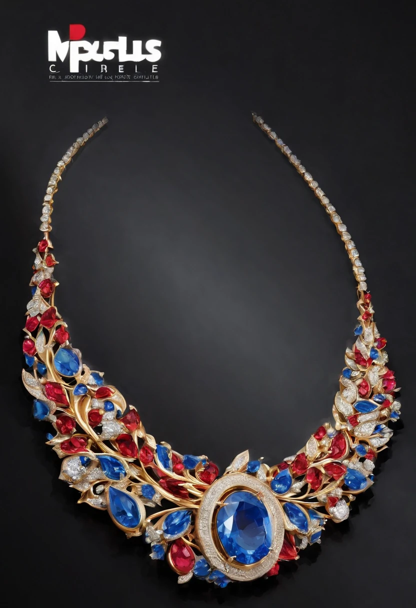 Description of a logo for the program "Jewelry to the limit": Imagen central: Una gema preciosa facetada, como un diamante, cortada en un estilo brillante y que refleje los colores oro, plata, azul y rojo. The gem can be accompanied by a stylized crown or diadem, representando el lujo y la competencia del show. Typography: title "Jewelry to the limit" debe estar escrito en una fuente moderna y llamativa, with bold letters and a dynamic style. Typography must be legible in different sizes, incluso en miniatura. Paleta de colores: Una paleta de colores vibrante que combine el oro, la plata, el azul y el rojo. El oro representa el lujo y la riqueza. La plata simboliza la elegancia y el refinamiento. blue evokes confidence and determination. Red brings energy and emotion. composition: La gema facetada como el elemento central, with the title "Jewelry to the limit" wrapping the gem in a semicircle or forming an arc over it. La corona o diadema estilizada posicionada encima de la gema, como si la coronara. Los colores oro, plata, azul y rojo utilizados en diferentes elementos del logo, como en el borde de la gema, in the title text or in the background. Fondo: A black or gradient background that highlights the gem and title, creando un contraste visual impactante. Efectos adicionales: Lighting effects or textures can be considered to add dimension and realism to the logo.. Ejemplos de logos similares: [Television show logo image "La Isla de las Tentaciones"] [Television show logo image "MasterChef"] [Television show logo image "Triumph operation"] Consideraciones finales: El logo debe ser creativo, memorable and faithfully represents the essence of the television program "Jewelry to the limit". It should be versatile and work well in different sizes and applications. It is recommended to try different color combinations and compositions to find the most effective design..
