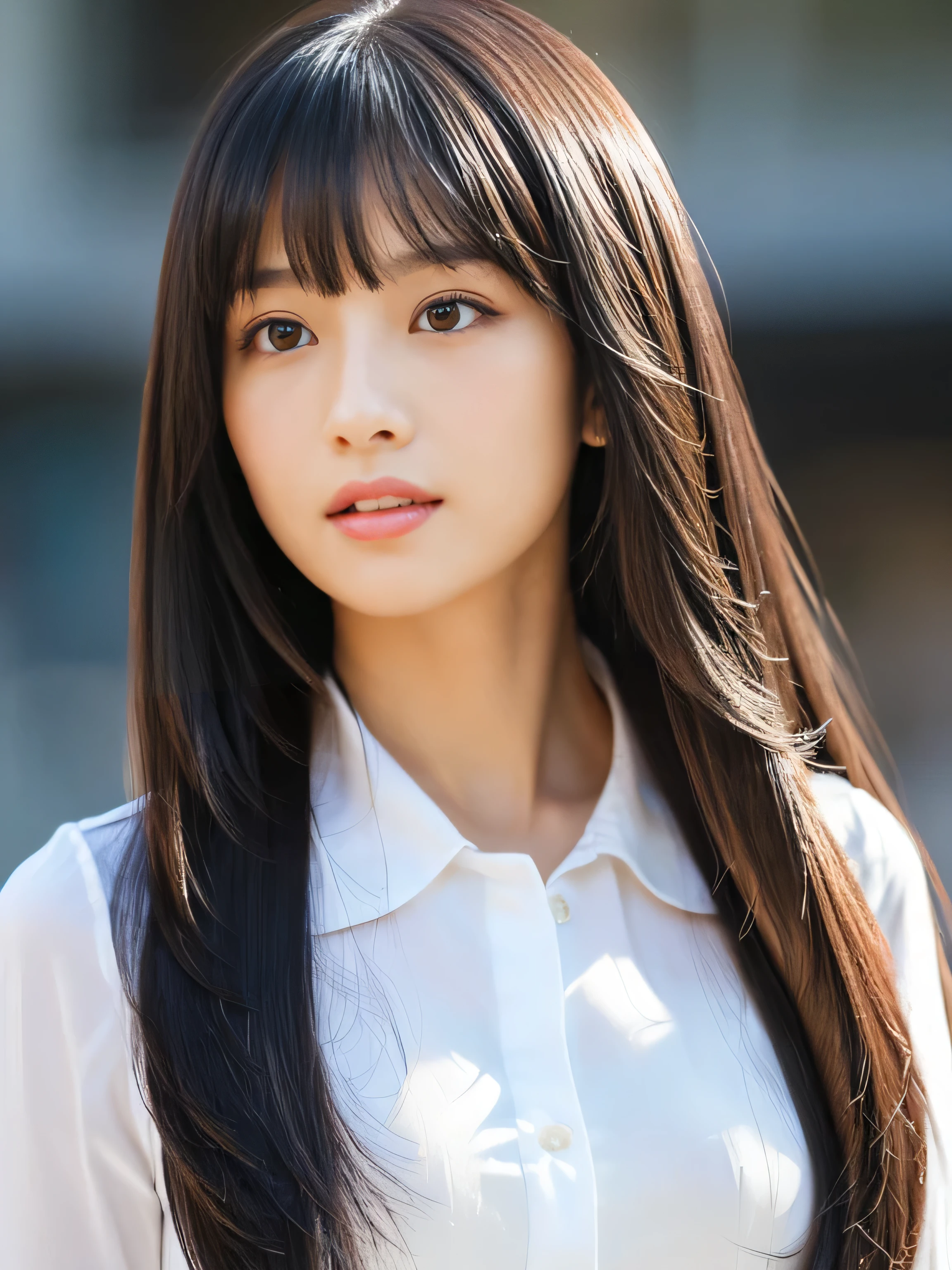 (Beach near the sea:1.Beautiful 12-year-old female junior high school student with long black hair walking 8)　(Full Body Shot:1.3) girl with super length Hair, extremely length Hair, extra length Hair, very long, Flowing Hair, very length Hair, length Hair girl, very long, Flowing black hair, length Hair windy, Very long black hair, length, Flowing Hair, length and curly hair, with length Hair, length Hair!!!!　((12 year old hair model with long thin black hair, Her highest quality hair is long and straight or curl　very long, highest quality black hair, length hair in the center, Highest quality long straight or curl hair, length,straight or curl , beautiful, High quality hair, length and free black highest quality straight or curl hair, length Hair, length and straight or curl, highest quality black hair, Perfect silky straight hair of the highest quality, straight, highest quality black hair, length black straight hair, length, Thin black hair　Japanese high school girl with long black hair standing in front of a mirror　Her hair is long and straight, very long black hair, length hair in the center, length straight hair, length, straight, beautiful hair of the highest quality, length Hair, length, straight or curl black hair, length and free straight or curl black hair, straight or curl black hair))　((highest quality))　((masterpiece)), (Familiar)　(Get used to it)　(She has a perfect face and beautiful hair.)　(Her skin is a typical Japanese skin color...............、Very detailed)　　she is wearing a white dress　(She has a beautiful face and a slim figure..)　(Her bangs are neatly trimmed、It is straight.)　(She has beautiful baby face makeup　Lipstick is light red)　((Rich 1.4))　(Extremely detailed 8K)　(Ultra-fine skin texture 1.4)　(Actual, Vibrant:1.4), double eyelid　Sharp focus:1.2、Beautiful woman:1.4　Dynamic Lighting　(Genuine RAW photos taken by professional photographers)　　(Her long bangs、Well Organized)　(Turn your whole body to the viewer)　(She is posing to show the viewer as much hair as possible.......:1.3)　(Pose to make your hair look as wide as possible)　(Pose to make your hair look as wide as possible)　(Pose to make your hair look as wide as possible)　(Standing pose with back to viewer)　straight or curl　