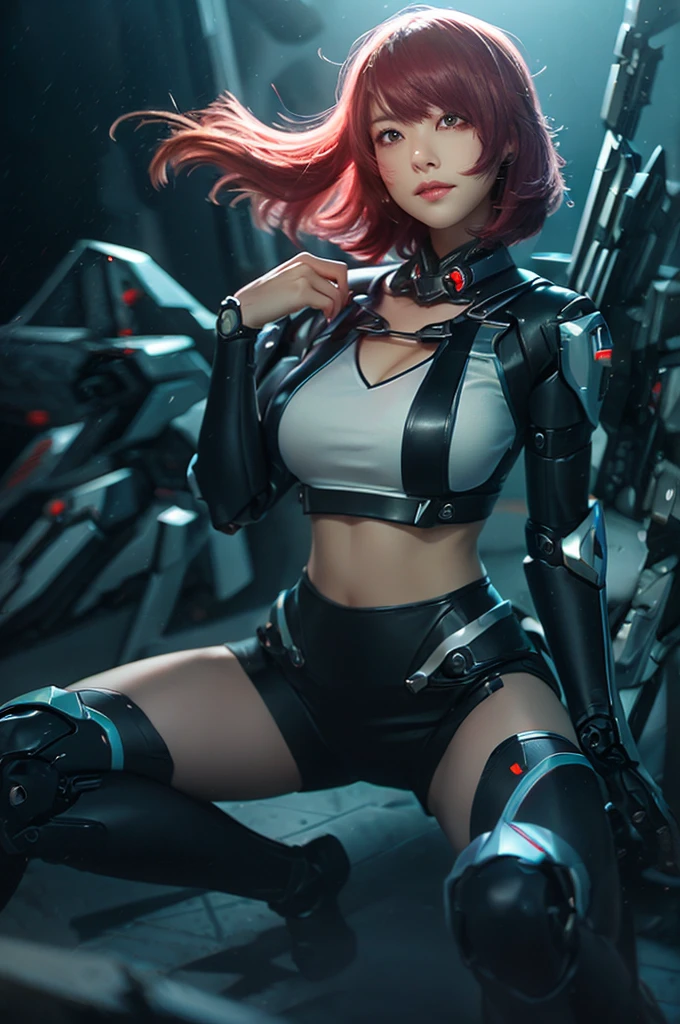 Mecha Woman性CG巨人秘密領域，Asian woman posing in colorful futuristic matte armor, Realistic secret mech girl rendering, アジアのgirlのdetailedな顔, The reality of the secret world, Smooth CG art, Realistic. Chen Yi, Realistic secret style, Nice secret rendering, 8K Portrait Rendering, Character Art 8K Rendering, Realistic portrait of a mecha woman， （Linen Batik Scarf）， Angry fighting stance， looking at the ground， Batik Linen Bandana， Mecha Womanの秘密の領域（Abstract propylene splash：1.2）， Dark clouds lightning background，What&#39;s left behind（Realisticに：1.4），Black Hair，Flying flour，Telephoto lens height， High resolution， detailed， RAW Photos， sharp， Nikon D850 film stock photo by Jefferies Lee 4 Kodak Portra 400 camera F1.6 shots, Rich colors, Ultra-realistic vivid textures, Dramatic lighting，8K quality, girl，Backstreets， Dark clouds lightning background（Realisticに：1.4），Black Hair，Unknown world， RAW Photos， sharp， Nikon D850 film stock photo by Jefferies Lee 4 Kodak Portra 400 camera F1.6 shots, Rich colors, Ultra-realistic vivid textures, Drama/Light Film CG Agency，Tropical valley battle scene、Mecha Woman、vision、Intense Battle、High detail、Masseter region、Browsing Caution，メカウーマンドゥームズデイWhat&#39;s left behind（Unknown world）Climb the street（Armageddon）Eyes full of anger，Clench your fists