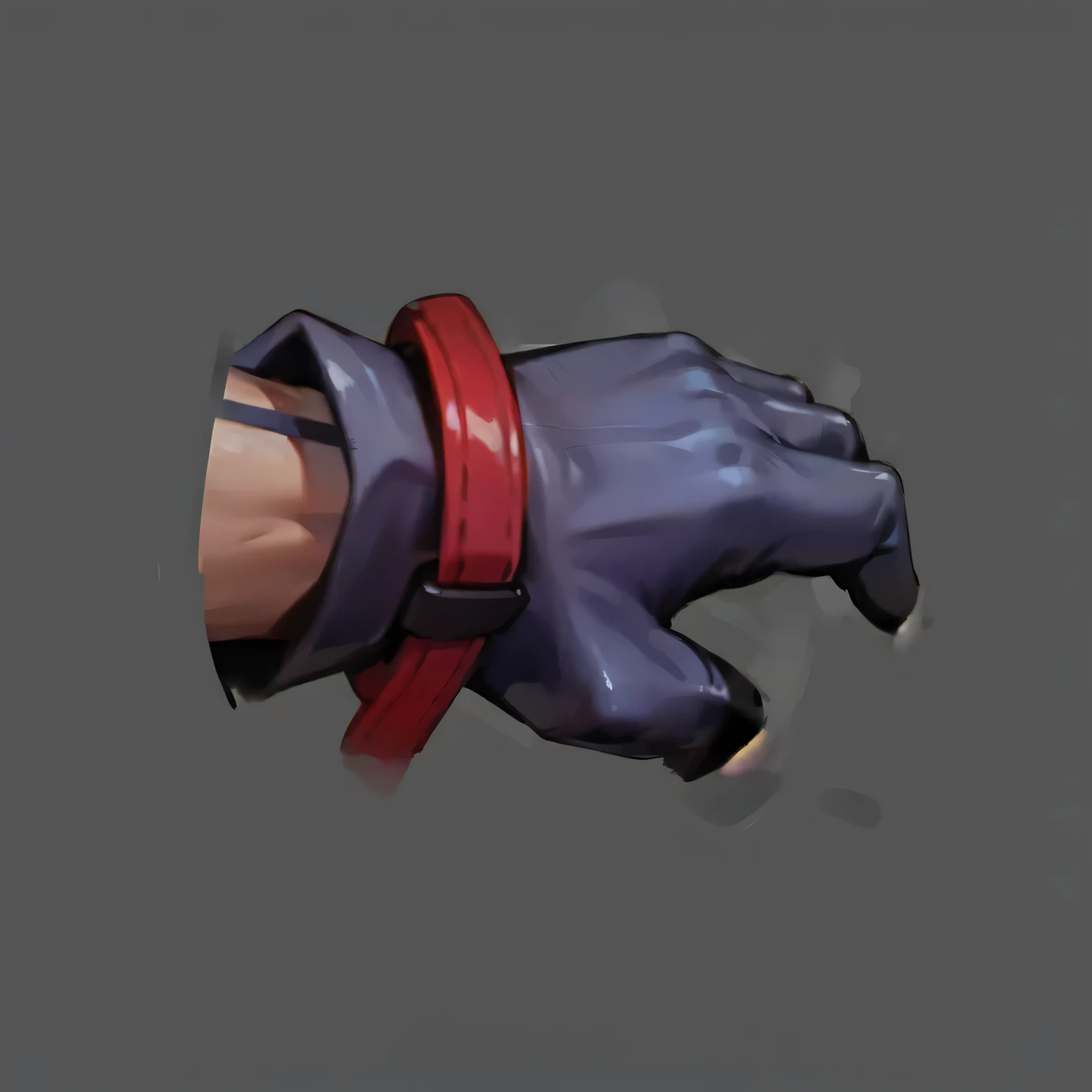 Red leather belt,Leather gloves