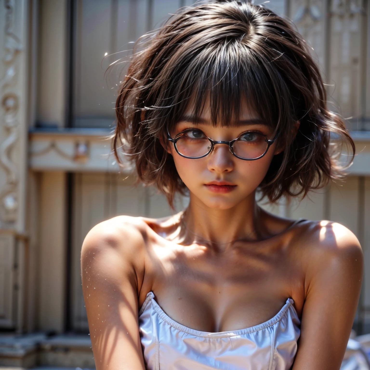 (A female Alien:1.2), Beautiful face, ((There is a female genital-like organ in the middle of her forehead:1.8)), seduces, red eyes, Full body like, A sexy, alien, No humans, an alien, cells are fused, (Lots of blue tentacles), (blue skin:1.3), extraterrestrial, cell, bio image, charming, Best Quality, 8K,4K_quality, high_Definition,Dramatic Lighting, masutepiece:1.5,cinematic quality, detail up, (Intricate details:1.2), high resolution, High Definition, drawing faithfully, (Thick eyebrows:1.2), (a little large scarlet eyes:1.6), Beautiful eyes with fine symmetry, (Highly detailed face and eyes:1.2), (High-resolution red-eye:1.4), Intimate face, (Super detailed skin quality feeling:1.4), Perfect Anatomy, (Beautiful toned body:1.5), (Moist skin:1.2), No makeup, (dark circles:1.1), long canines