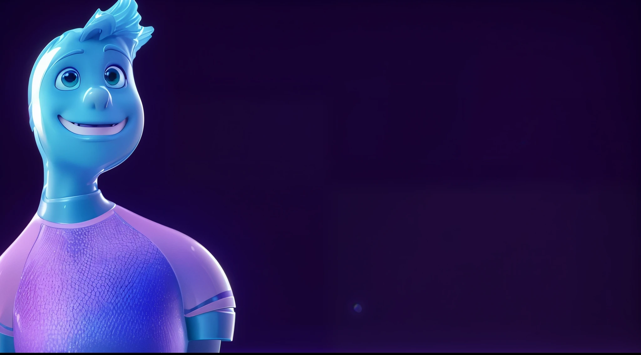 glossy texture, smooth 3d model, multiple light sources, rim light, sharp post effects render, (glossy plastic texture with multiple big light probe refractions), perfect cgi, smooth silhouette, high intensity refraction, (super glossy material), most beautiful vfx, blue background, plastic refractions, realistic, 4k, high resolution, rim light, photo shoot, commercial photo, profile shot, 4k, rim light, high resolution, 4k, glossy texture, smooth 3d model, multiple light sources, rim light, sharp post effects render, (glossy metallic texture with multiple big light probe refractions), perfect cgi, cgi art created only with gradients, smooth silhouette, high intensity refraction, (super glossy chrome material), most beautiful vfx, blue background, chrome metal refractions, multiple light sources, rim light, sharp post effects render, perfect cgi, digital art, detailed digital art, reflective, best quality, 4k, masterpiece:1.2, ultra-detailed, realistic, vivid colors, dark and moody lighting, The image of the highest quality, ensuring every detail showcased perfectly. It in 4k resolution, allowing viewers to immerse themselves in the richness of the colors and intricate details. The realistic rendering. under the spotlight, reflecting, high-resolution image, realistic rendering, dark background, and rim light photorealistic The image features three characters standing in front of three houses. The characters are a red-haired mermaid, a purple cat, and an orange dog. They are each holding a yellow maraca
