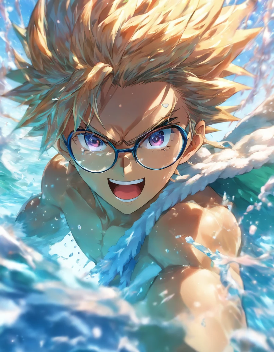 Water towel male Glasses