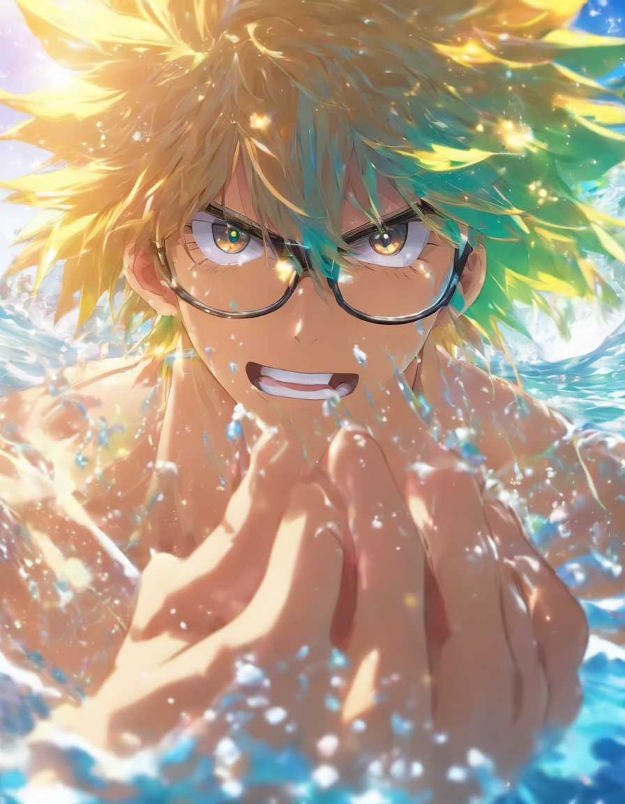 Water towel male Glasses
