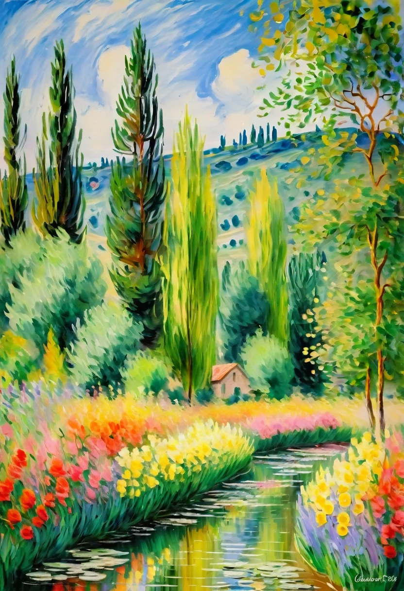 (Claude Monet style:1.5)，