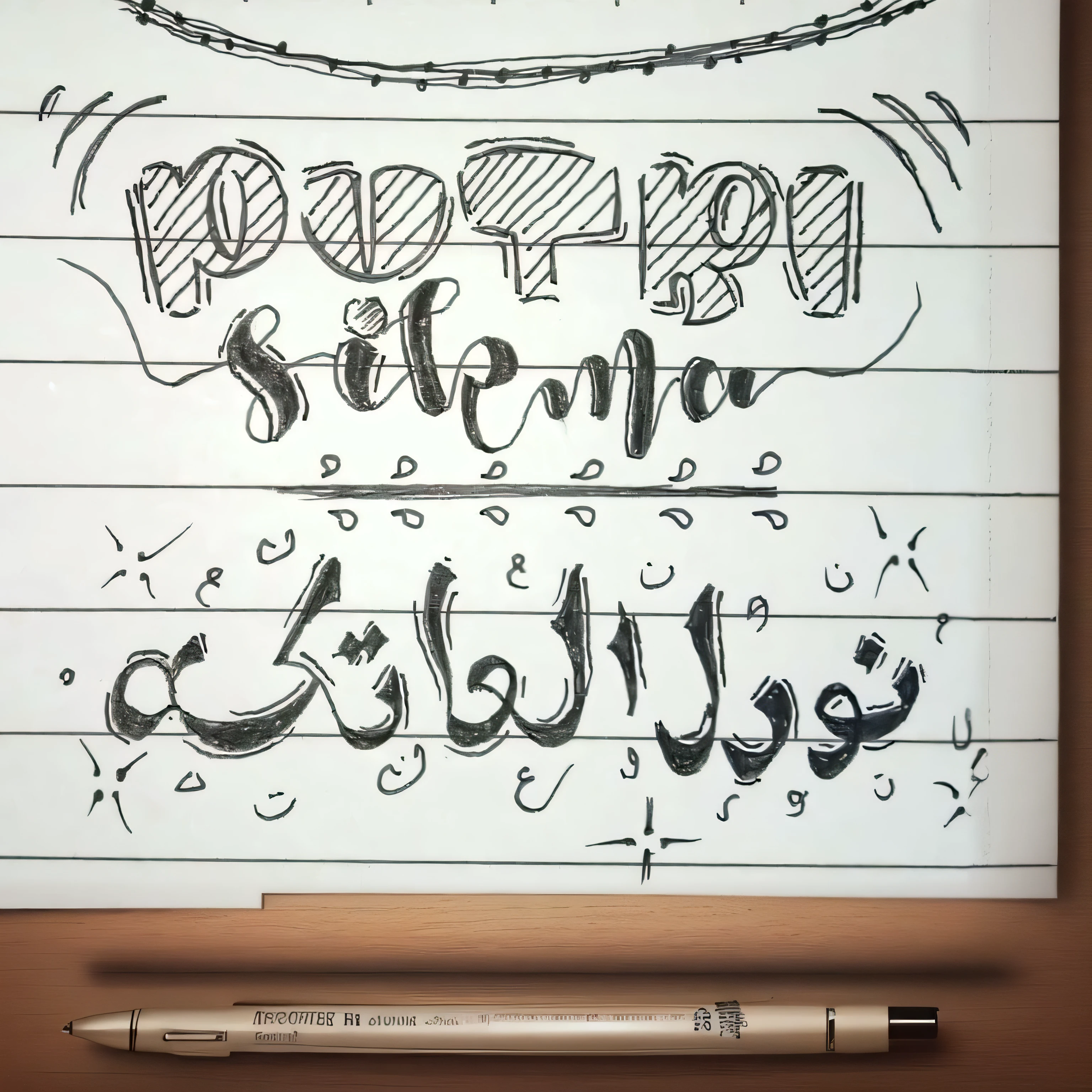 a drawing of a pen and ink drawing of a sign that says,'do not be silent ', caligraphy, calligraphic poetry, caligrafiturism style, desenho, lettering, arabic calligraphy, calligraphy, by Mym Tuma, professional sketch, style lettering, inspired by Bouchta El Hayani, inspired by Mym Tuma