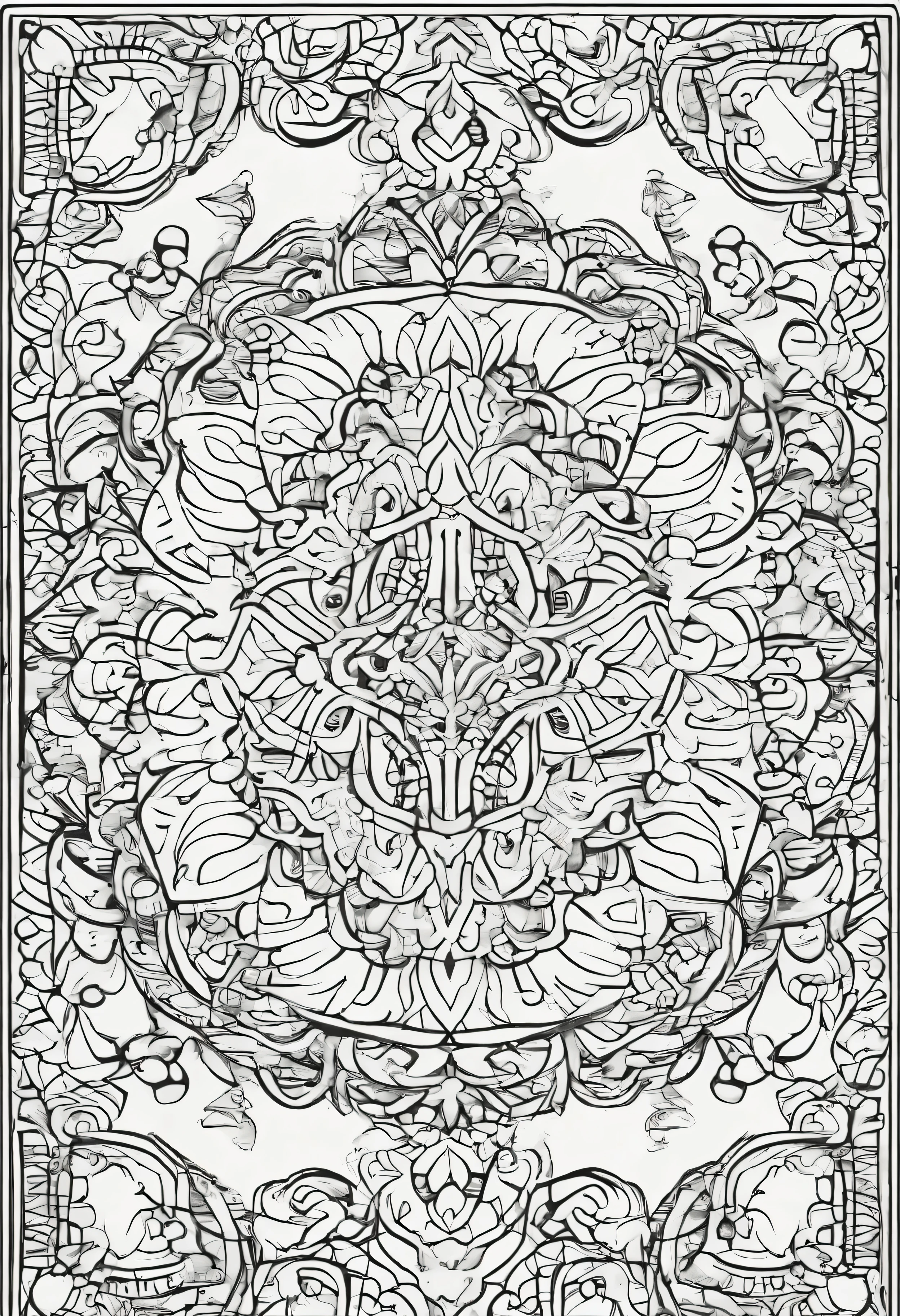 ((best Quality, 8k, Masterpiece: 1.3)), mandala pattern