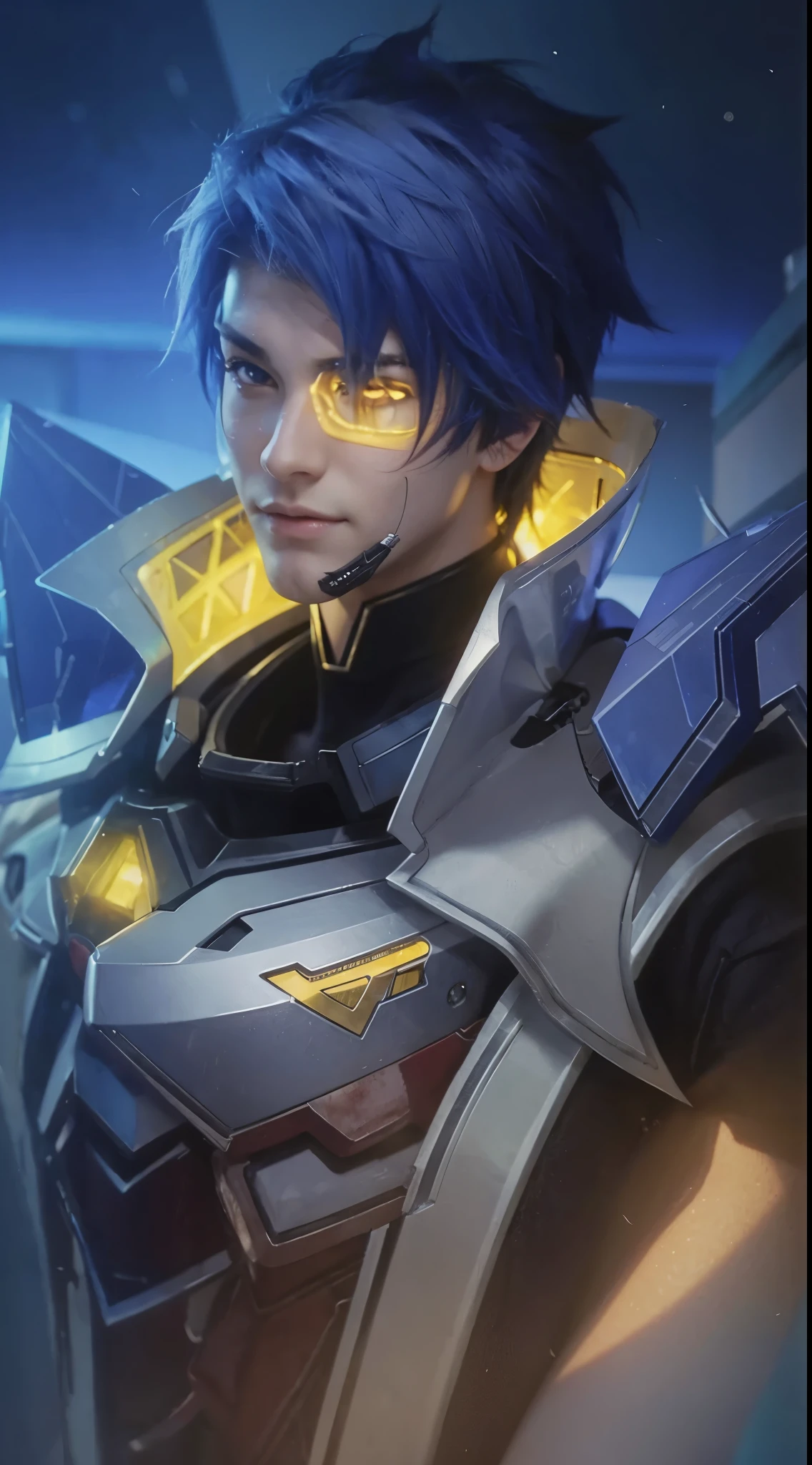 Realistic, beauty boy, anime style