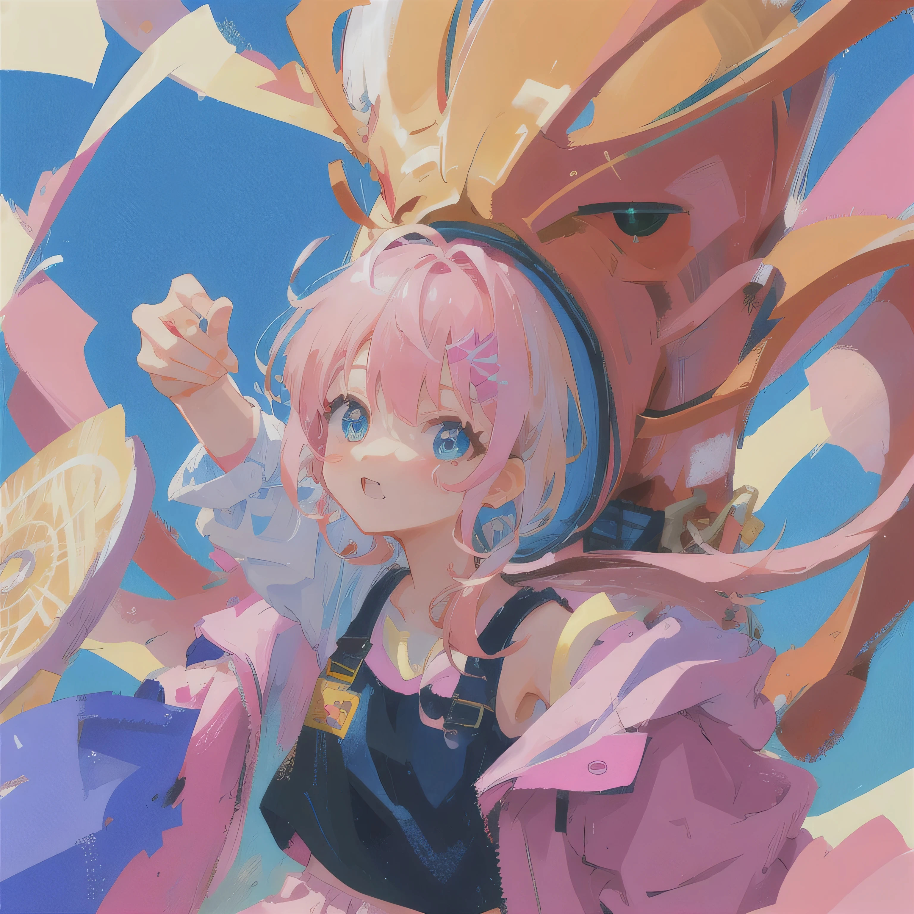 pink hair