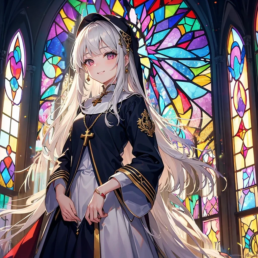 Adjust to match the stained glass color