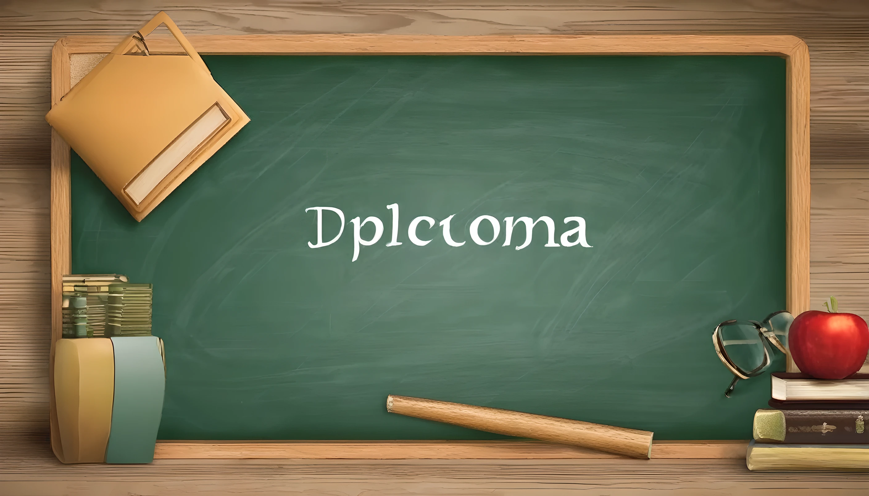 diploma for teacher, Background , blackboard, handle, computer