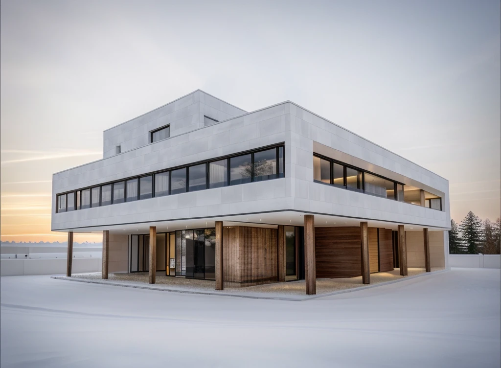 villa modern, white house, day light, Realistic, exterior, smothlight, house, RAW photo, (real photo), real photo all picture, super detail, 8k uhd, dslr,  (high detailed skin:1.3), soft lighting, ultra quality, film grain, Fujifilm XT3, sharp image, best quality, authentic, hight quality, 