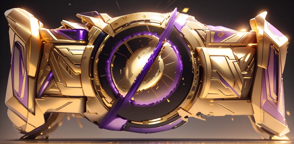 The color changes to gold and purple，Some gold and purple（Ensure its layering and armor texture，Gold as the main color）
