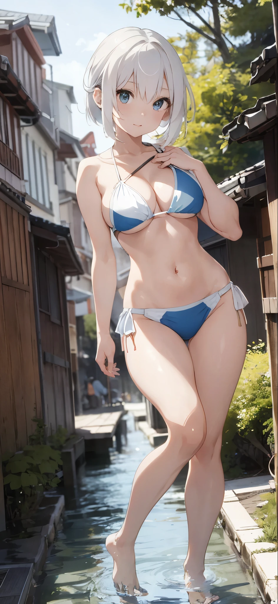 White-haired girl drawn in high resolution Japanese anime style、Group of women taking photos in bikinis, Bikini Model, , A young and cute gravure idol, Posing together in bras, Russian and Japanese mix, sakimichan, Asian woman, Wear a swimsuit, that&#39;that&#39;that&#39;that&#39;that&#39;that&#39;that&#39;that&#39;that&#39;It&#39;s hot with the shining sun, Japanese Model, Cute Core, sakimichan hdri, Young Gravure Idol, Chubby