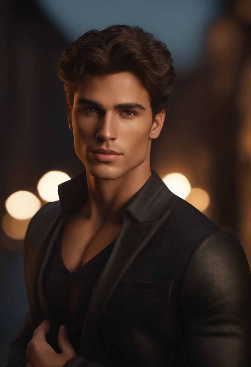 young guy, brunette, super realistic, beautiful golden tan. real. high, dark, Brown eyes. brunette. naked.Excellent figure. (Best quality, 4k, 8k, a high resolution,masterpiece: 1.2),super detailed. Strong men's hands. realistic, real.