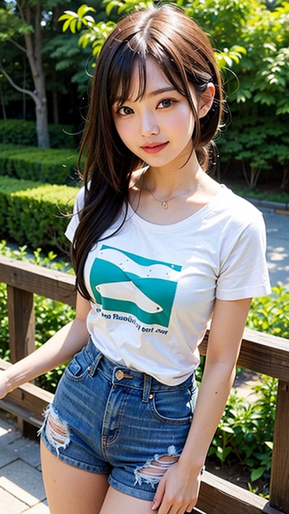 Imagine a cute girl wearing a mud-dyed graphic t-shirt.。
she明るい笑顔を浮かべ、柔らかなexpressionで周囲を明るく照らしています。That smile is as warm as sunlight、people々It warms the heart of。Her eyes sparkle、Full of curiosity and fun。その愛らしいexpressionは、Everyone is captivated、Spread positive vibes around her。
Her fashion styleは、The main focus is on mud-dyed graphic T-shirts。The T-shirt features a bold mud-dyed pattern.、A vibrant color palette that catches your eye。The soft fabric fits her body perfectly.、It beautifully highlights her curvaceous curves.。The T-shirt felt comfortable against her skin.、Allows freedom of movement。
Her style is simple yet sophisticated.、He is wearing a mud-dyed T-shirt with style.。she、Pair with denim shorts or skinny jeans、Completes a casual yet stylish look。Her feet landed lightly in white sneakers.、It represents her free spirit.。
In the background、There is a bright and open atmosphere。The landscape is full of natural beauty.、It matches her bright smile。Lush parks and beautiful coastlines、She brings a wealth of energy and vitality to those around her.。彼女の周りには友peopleや家族が集まり、There are lots of smiles and laughter。
A cute girl wearing a mud-dyed graphic T-shirt、Shining brightly like the sun、Brings positive energy to those around you。Her fashion style、expression、The background is harmonious、It creates a comfortable atmosphere。Her presence、people々Bring joy and happiness to、She enjoys the glow herself。