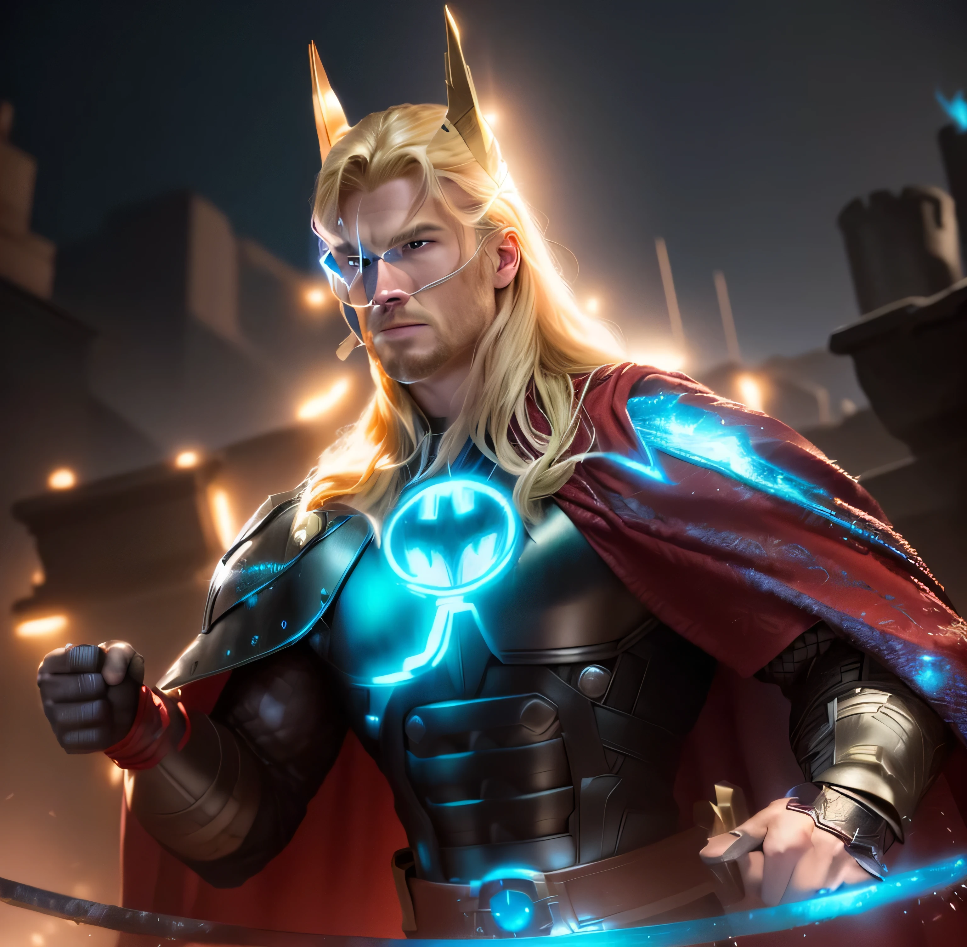 Thor Thor is ready to fight with the avengers, film still from 'Thor', Thor 2 marvel film, starring in Thor ragnarok film, Thor, the god of thunder and lightning, holding Mills, god of thunder and lightning, Thors hammer, Chris Hemsworth, Marvel Comics Stills, donald trump as Thor, Marvel stills, Mills, Asgardians