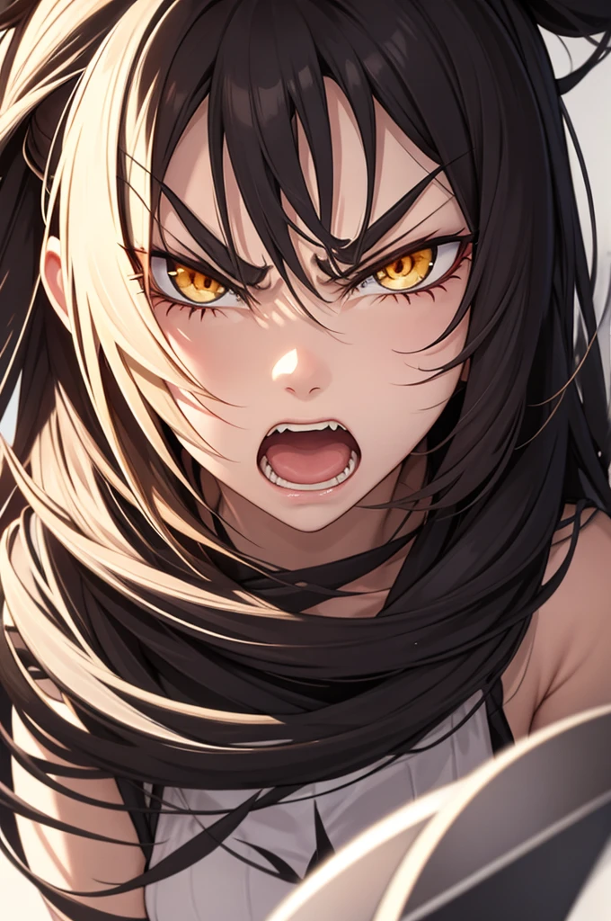Extremely angry eyes