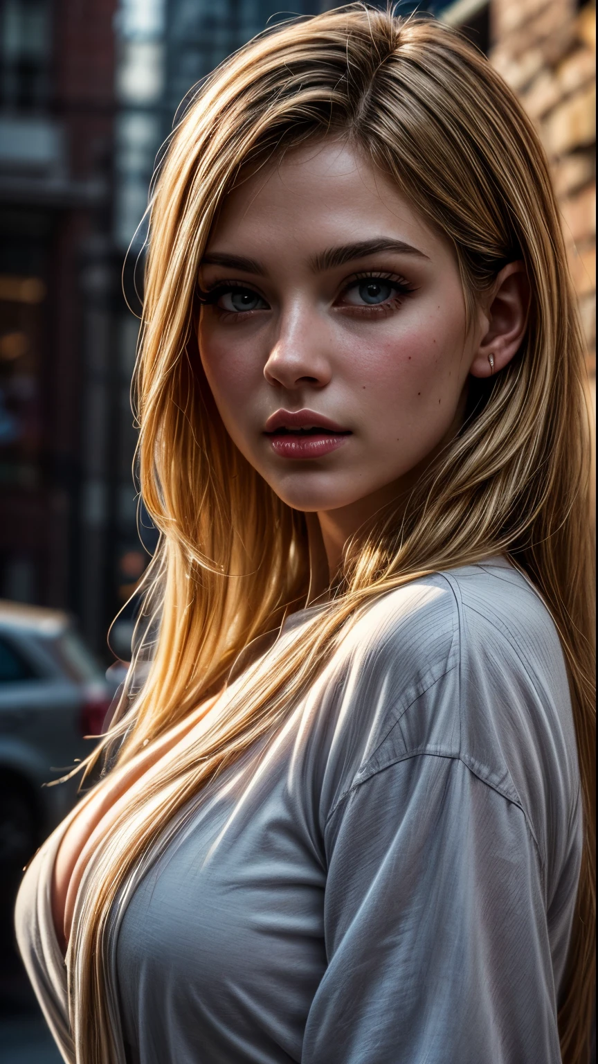 ((best quality: 1.5)) ((masterpiece)), intricate details, soft focus, professional, real life, realistic representation of the face, dim volumetric lighting, dynamic pose, in the style of realistic and hyper detailed renderings BREAK woman ice goddess, Wearing a robes, Very long Blonde Hair, Hazel Eyes, photorealistic, hyper-realistic, 8K