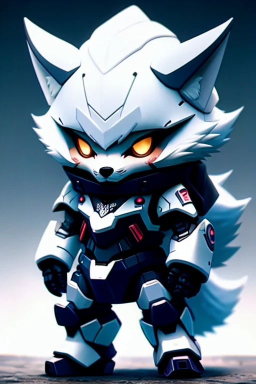 Wolf chibi robot