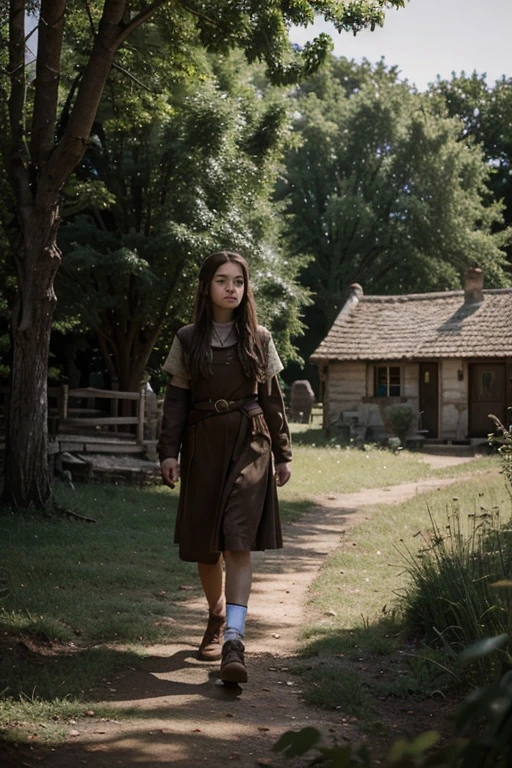 In a small village nestled at the edge of an ancient forest, there lived a young girl named Elara. Elara had always felt a deep